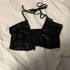 Black Crop Top